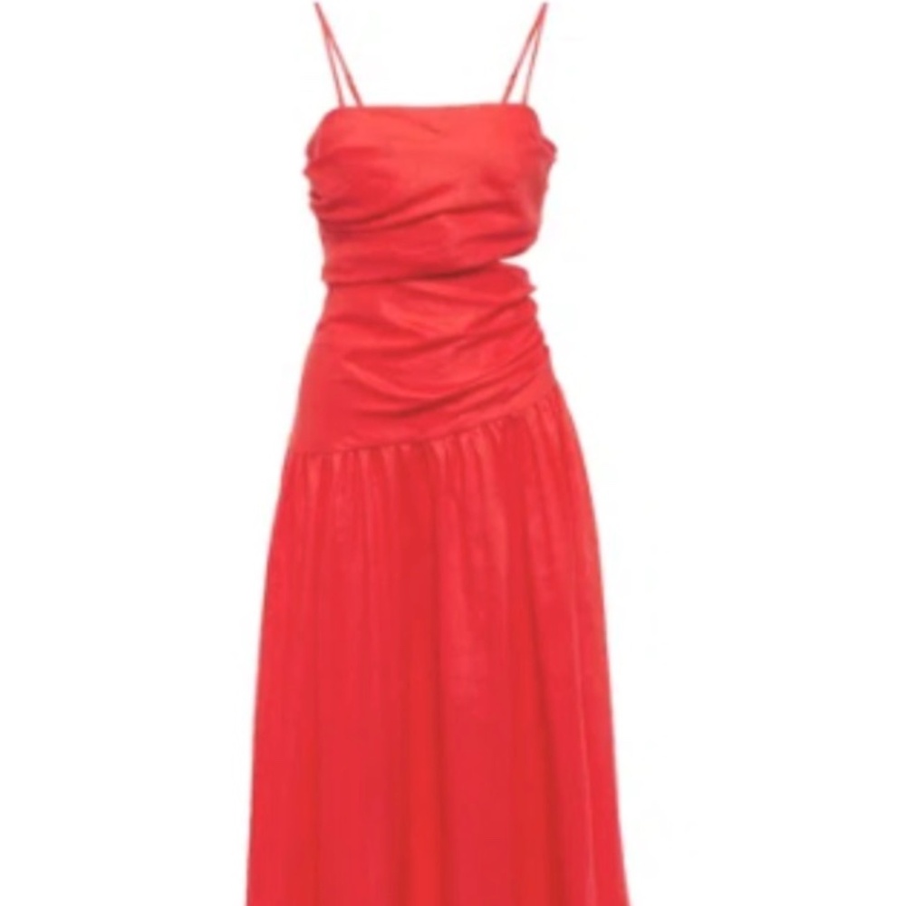 Zimmermann Lyre Wrap Tie Side Midi